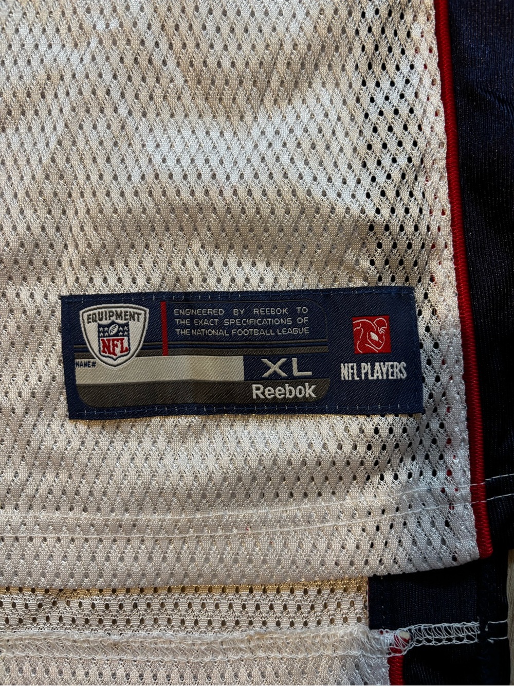 Large Randy Moss Reebok Patriots Jersey - Picture 3 of 3